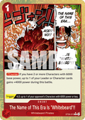 The Name of This Era Is "Whitebeard"!! (Parallel) ST30-015_p1 One Piece TCG