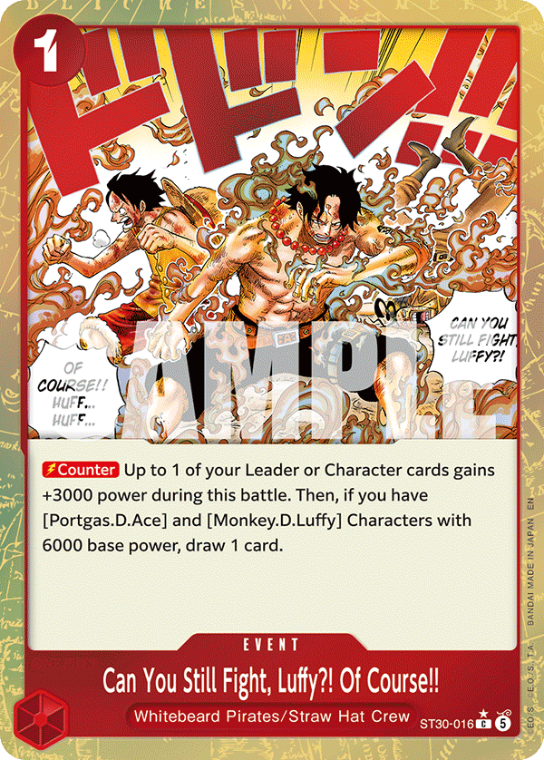 Can You Still Fight, Luffy?! Of Course!! (Parallel) ST30-016_p1 One Piece TCG