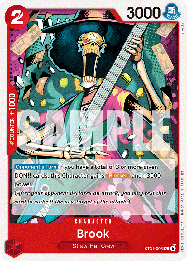 Brook ST31-003 One Piece TCG