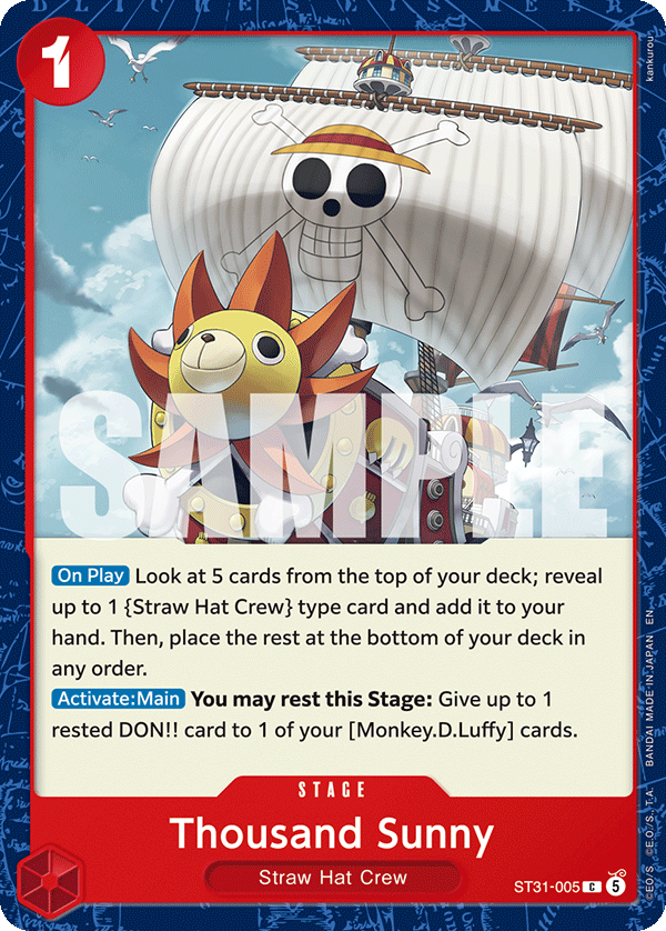 Thousand Sunny ST31-005 One Piece TCG