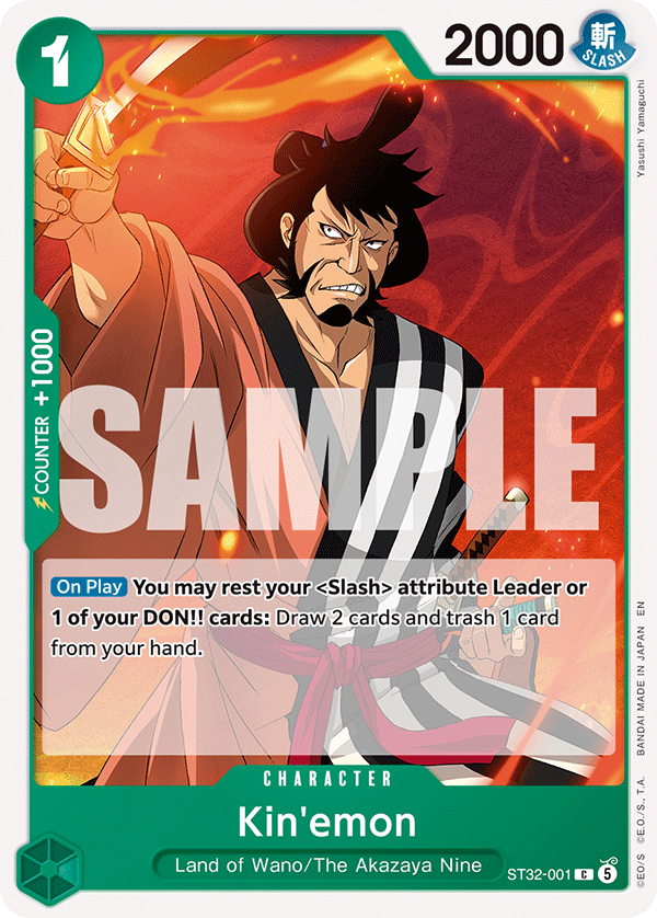 Kin'emon ST32-001 One Piece TCG