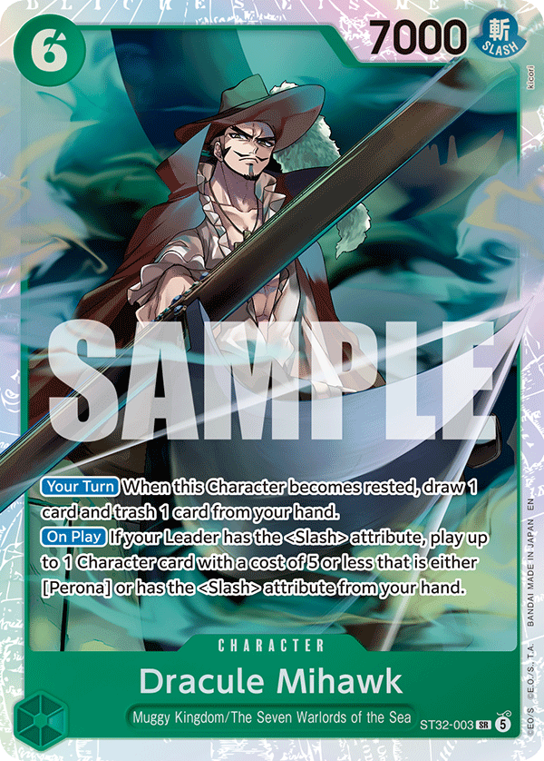 Dracule Mihawk ST32-003 One Piece TCG