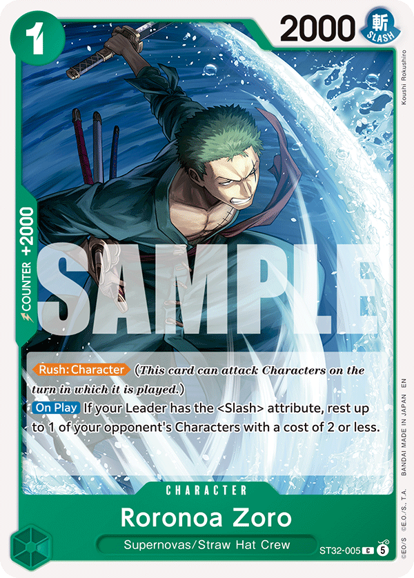 Roronoa Zoro (ST32-005) ST32-005 One Piece TCG
