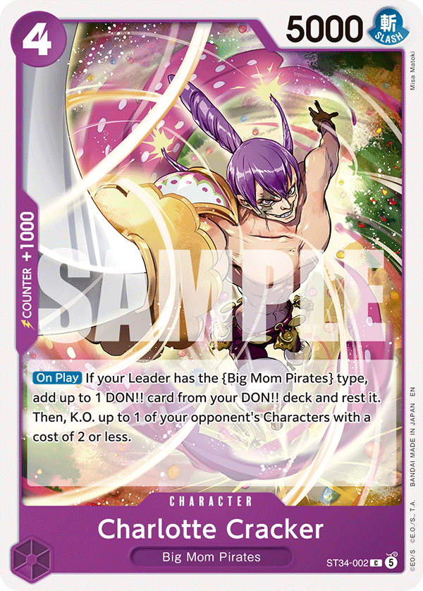 Charlotte Cracker ST34-002 One Piece TCG