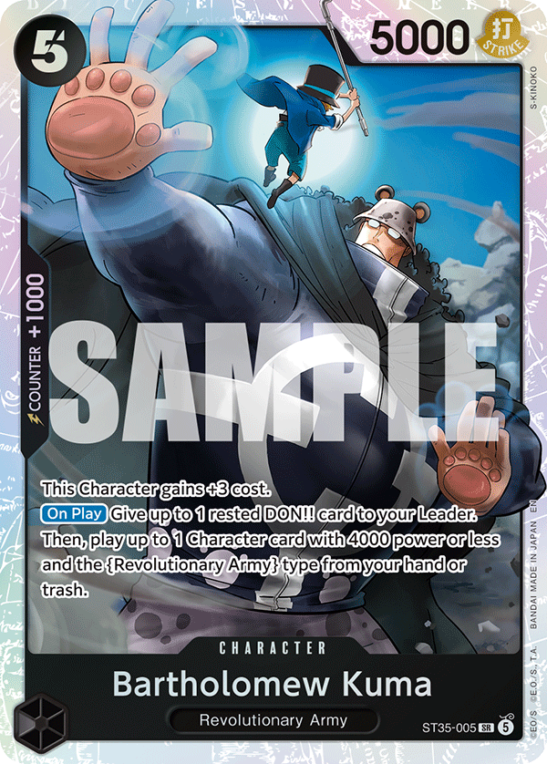 Bartholomew Kuma ST35-005 One Piece TCG