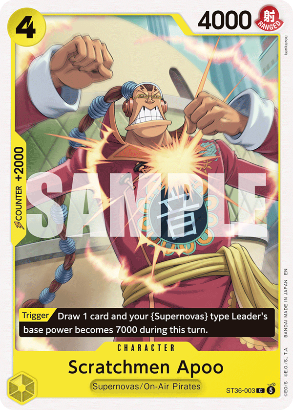 Scratchmen Apoo ST36-003 One Piece TCG