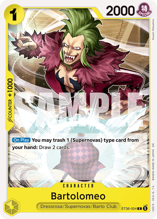 Bartolomeo ST36-004 One Piece TCG