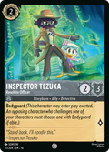 Inspector Tezuka - Resolute Officer Disney Lorcana card