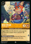 Nick Wilde - Toy Drive Officer Disney Lorcana card
