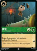 Tipo - Junior Chipmunk Disney Lorcana card