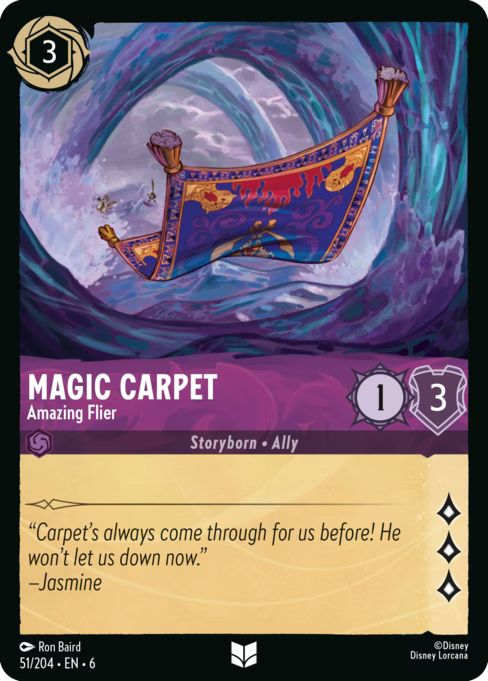 Magic Carpet - Amazing Flier Disney Lorcana card