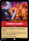 Glimmer vs Glimmer Disney Lorcana card