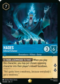 Hades - Infernal Schemer Disney Lorcana card