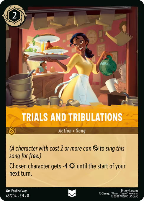 Trials and Tribulations Disney Lorcana card