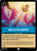 Dig a Little Deeper Disney Lorcana card