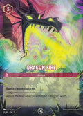 Dragon Fire Disney Lorcana card