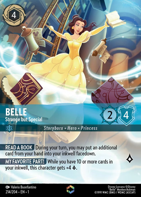 Belle - Strange but Special Disney Lorcana card