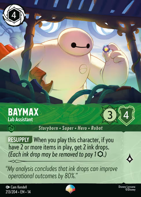 Baymax - Lab Assistant Disney Lorcana card