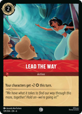 Lead the Way Disney Lorcana card
