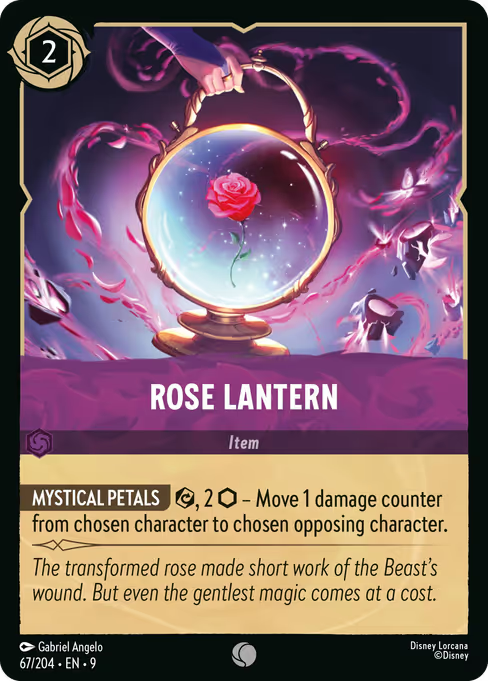 Rose Lantern Disney Lorcana card