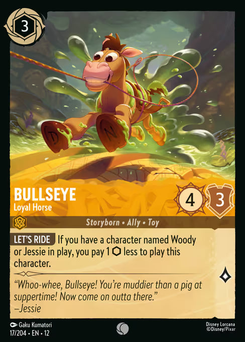 Bullseye - Loyal Horse Disney Lorcana card