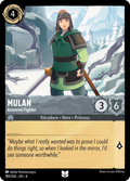 Mulan - Armored Fighter Disney Lorcana card