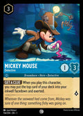 Mickey Mouse - Detective Disney Lorcana card