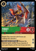 Fidget - Sneaky Bat Disney Lorcana card