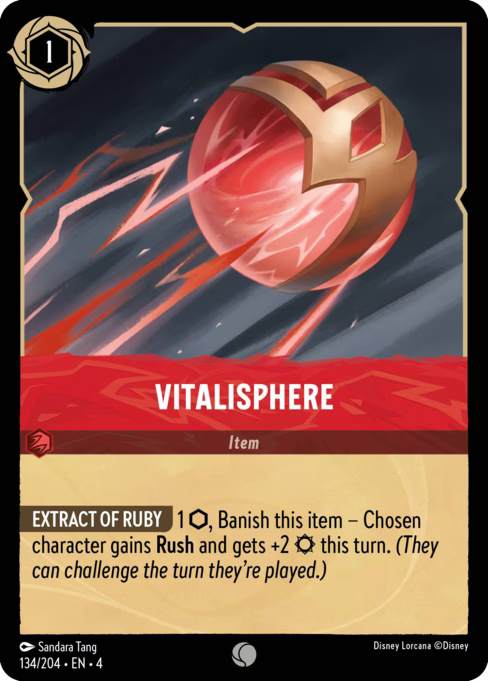Vitalisphere Disney Lorcana card
