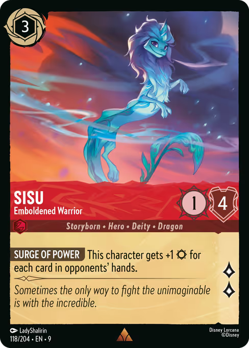 Sisu - Emboldened Warrior Disney Lorcana card