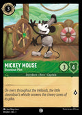 Mickey Mouse - Steamboat Pilot Disney Lorcana card