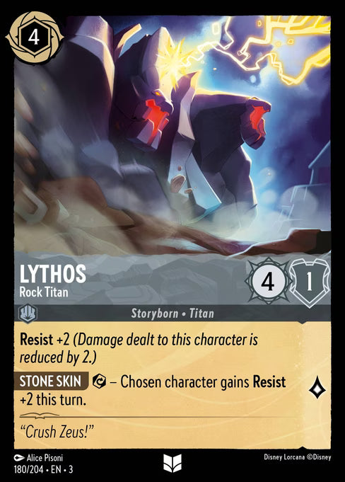 Lythos - Rock Titan Disney Lorcana card
