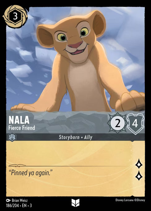 Nala - Fierce Friend Disney Lorcana card