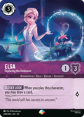 Elsa - Exploring the Unknown Disney Lorcana card