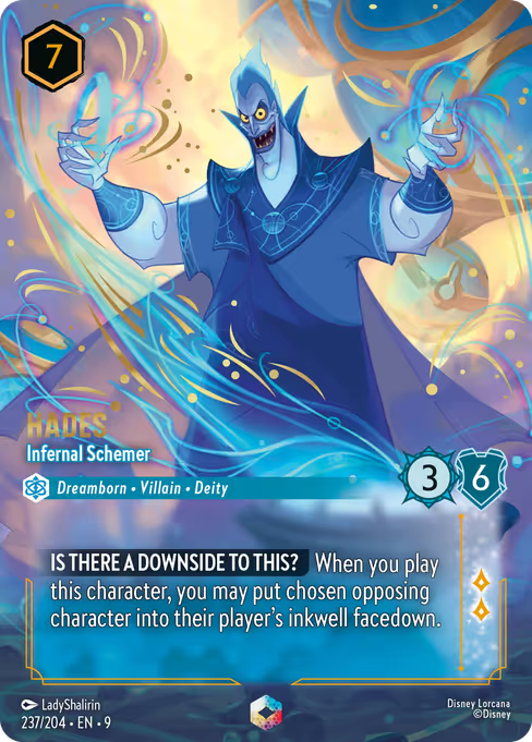 Hades - Infernal Schemer Disney Lorcana card