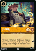 Higgins - Undercover Officer Disney Lorcana card