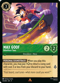 Max Goof - Rebellious Teen Disney Lorcana card