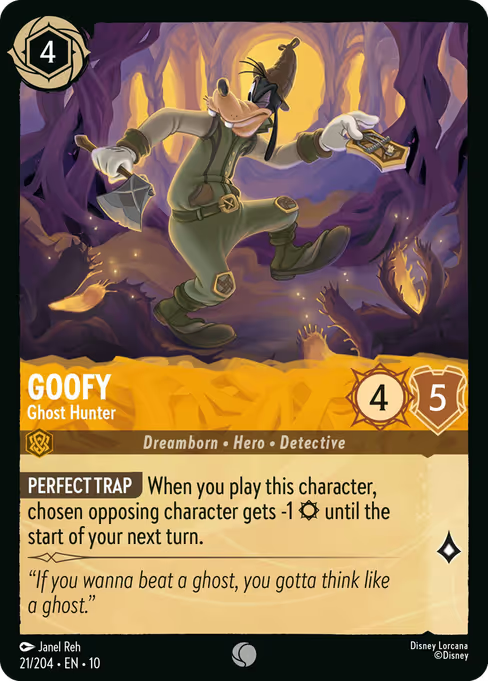 Goofy - Ghost Hunter Disney Lorcana card