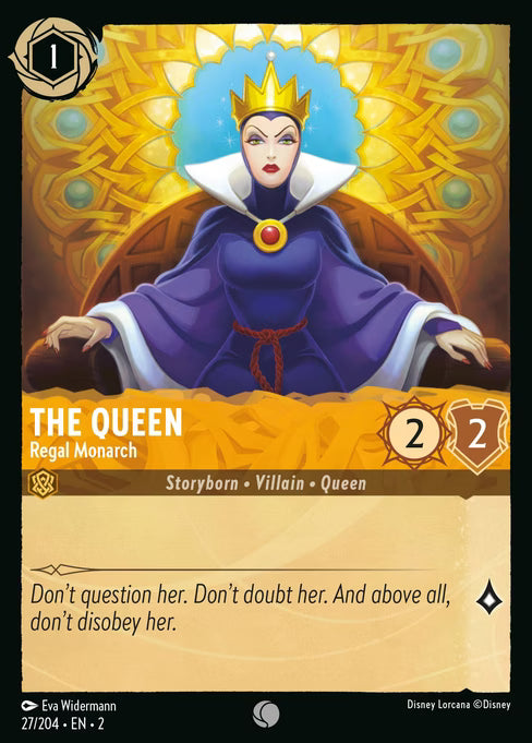 The Queen - Regal Monarch Disney Lorcana card