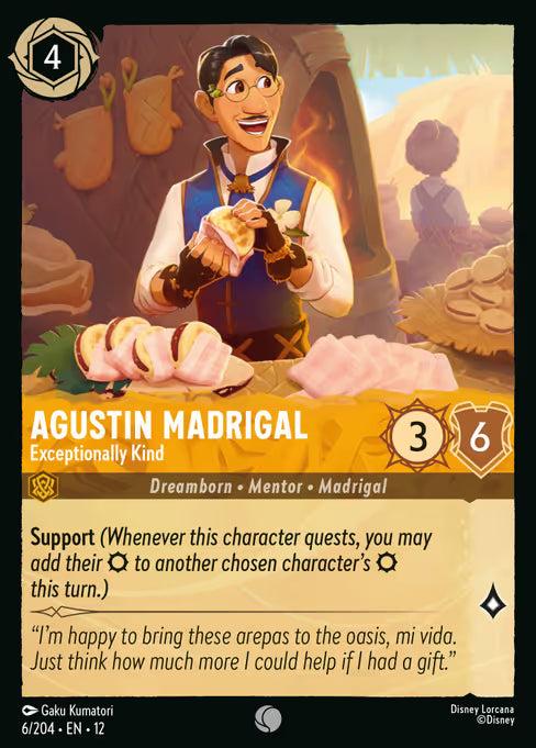 Agustin Madrigal - Exceptionally Kind Disney Lorcana card