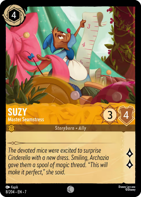 Suzy - Master Seamstress Disney Lorcana card