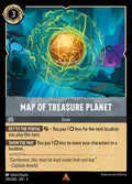 Map of Treasure Planet Disney Lorcana card