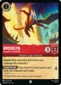 Brooklyn - Second in Command Disney Lorcana card