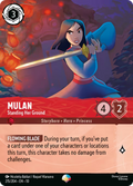 Mulan - Standing Her Ground Disney Lorcana card