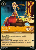 Gazelle - Ballad Singer Disney Lorcana card