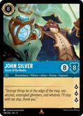 John Silver - Terror of the Realm Disney Lorcana card