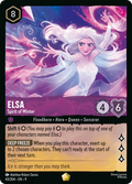 Elsa - Spirit of Winter Disney Lorcana card
