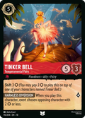 Tinker Bell - Temperamental Fairy Disney Lorcana card