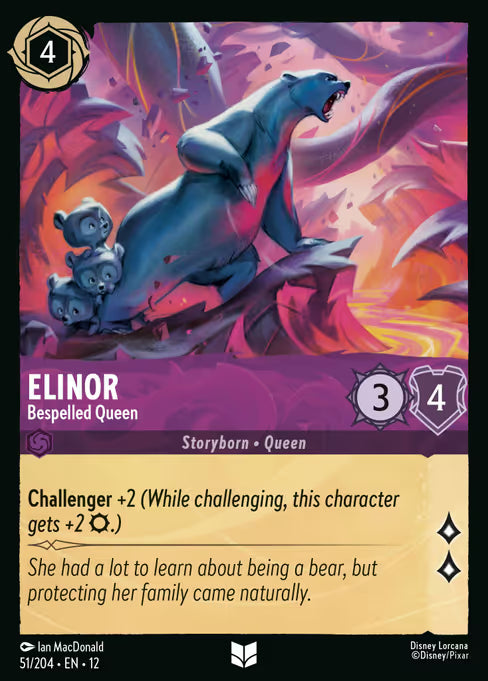 Elinor - Bespelled Queen Disney Lorcana card