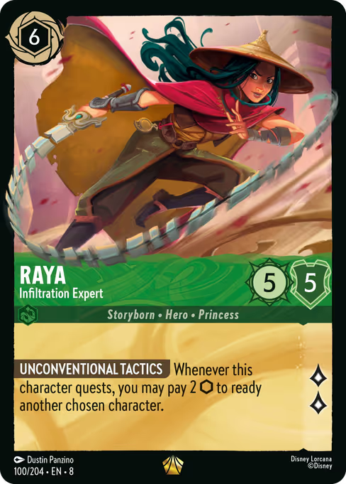 Raya - Infiltration Expert Disney Lorcana card